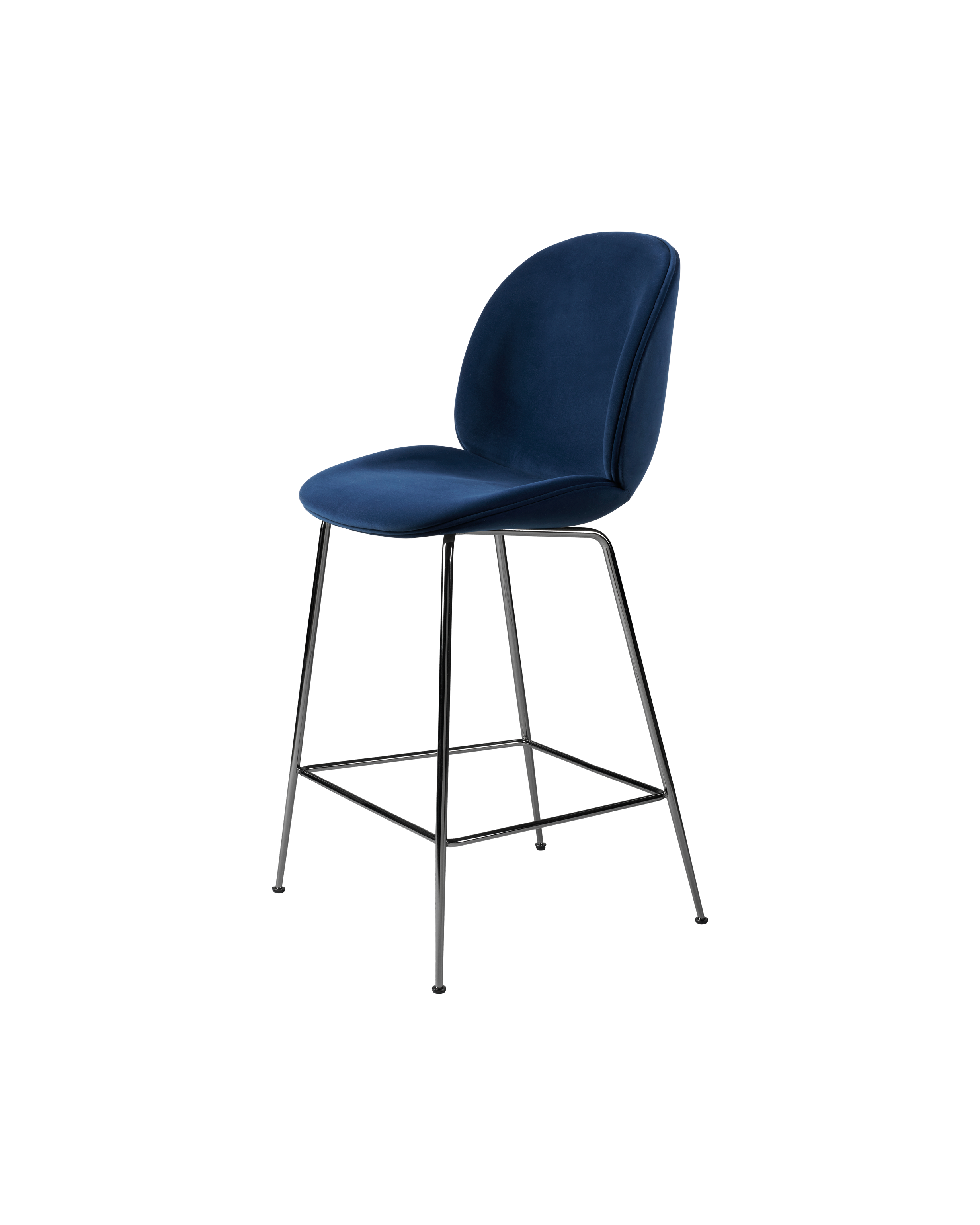 GUBI Beetle Counter Chair, Fully Upholstered